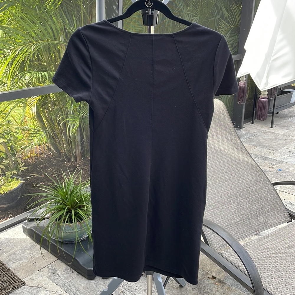 BB Dakota Black Tunic Mini Dress- Size Small - Picture 2 of 3